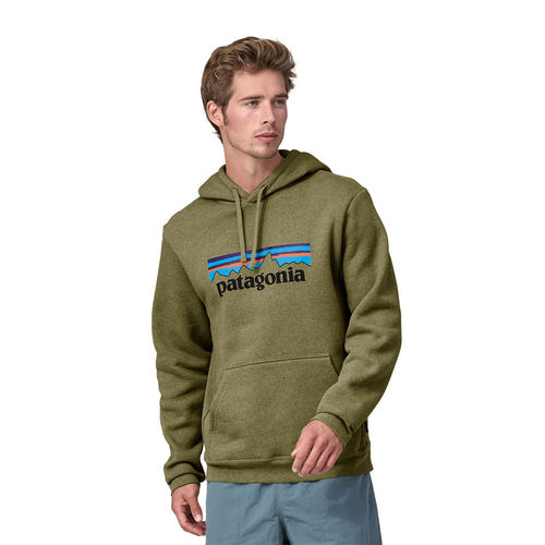Patagonia Heren P 6 Logo Uprisal Hoody Buckhorn Green Sweatshirt Hoody