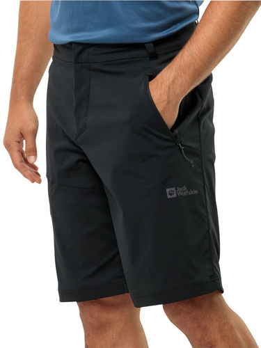 Jack Wolfskin Heren Glastal Shorts (Black)