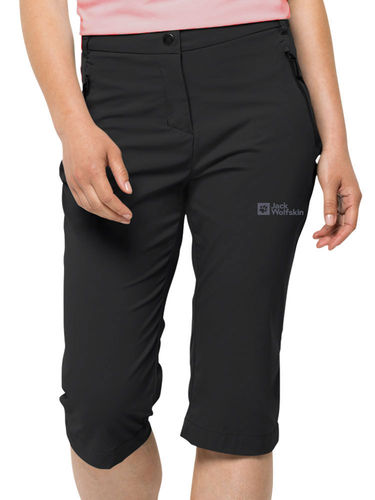 Jack Wolfskin Dames Activate Light 3/4 Pants (Black)