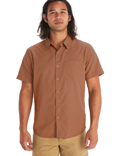 Marmot Heren Aerobora Short Sleeve Shirt (Sunburn)