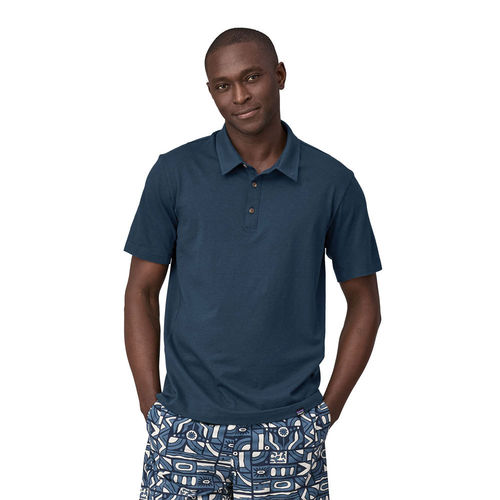 Patagonia Men s Essential Tee Polo Tidepool Blue Leisure Wear