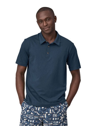 Patagonia Men's Essential Tee Polo (Tidepool Blue)