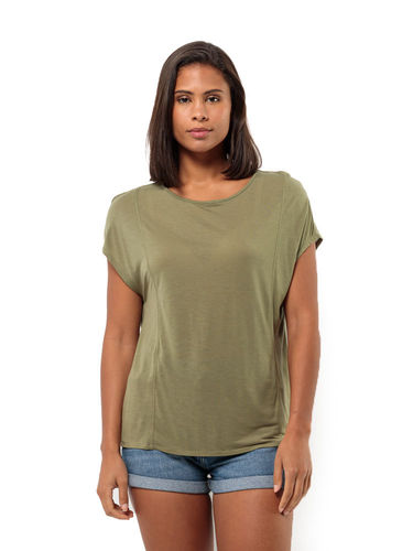 Jack Wolfskin Dames Mola Tee (Bay Leaf)