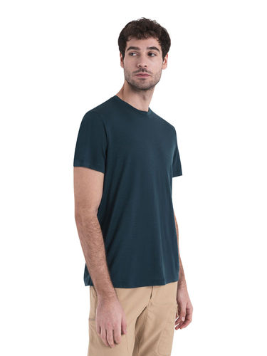 Icebreaker Men's Merino 150 Tech Lite III SS Tee (Fantom Green)