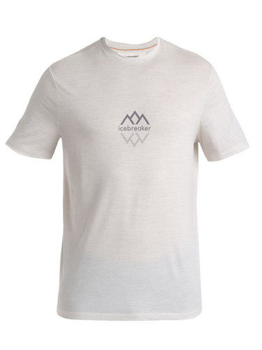 Icebreaker Heren Merino 150 Tech Lite III SS Tee (Ecru Heather)