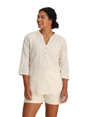 Royal Robbins Women's Oasis II  3/4Sleeve (Undyed)