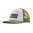 Patagonia P-6 Logo LoPro Trucker Hat (White w/Buckhorn Green)