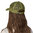 Patagonia P-6 Logo LoPro Trucker Hat (White w/Buckhorn Green)