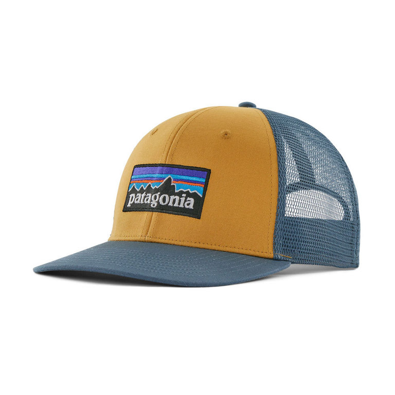Patagonia P-6 Logo Trucker Hat (Pufferfish Gold) Cap