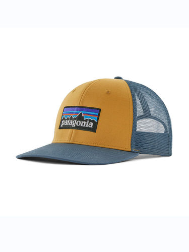 Patagonia P-6 Logo Trucker Hat (Pufferfish Gold)