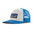 Patagonia P-6 Logo Trucker Hat (White w/Vessel Blue)