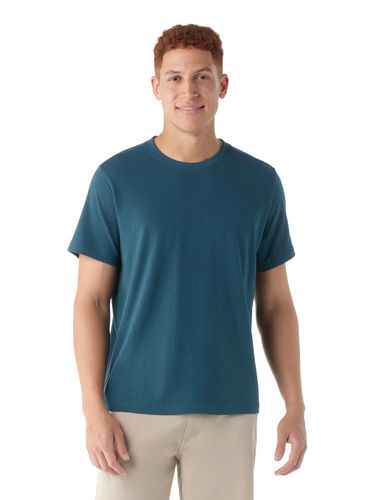 Smartwool Heren Perfect Crew Short Sleeve Tee (Twilight Blue)