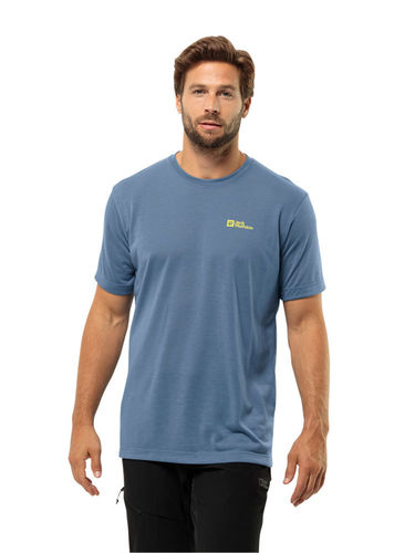 Jack Wolfskin Heren Vonnan S/S Tee (Elemental Blue)