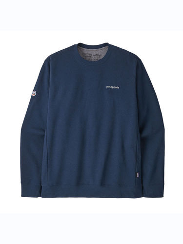 Patagonia Fitz Roy Icon Uprisal Crew Sweatshirt (Lagom Blue)