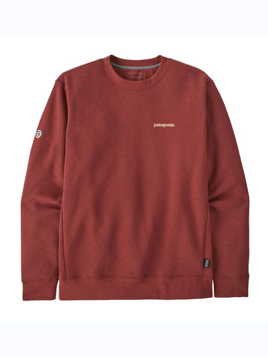 Patagonia Fitz Roy Icon Uprisal Crew Sweatshirt (Mangrove Red)