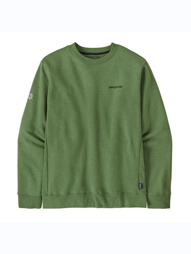 Patagonia Fitz Roy Icon Uprisal Crew Sweatshirt (Terrain Green)