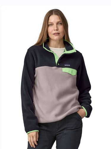 Patagonia Dames Lightweight Synchilla Snap-T Fleece Pullover (Echo Purple)