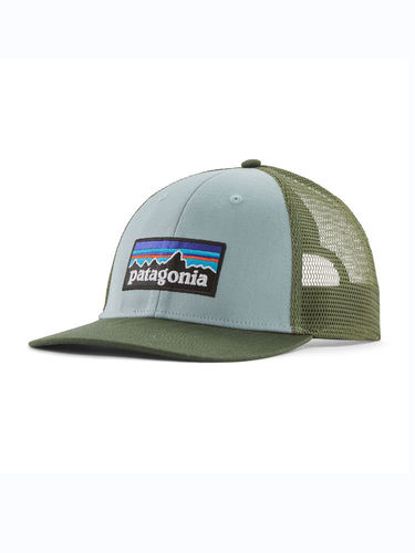 Patagonia P-6 Logo LoPro Trucker Hat (Thermal Blue)