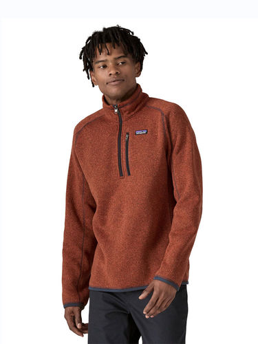 Patagonia Men's Better Sweater 1/4 Zip (Burnished Red)
