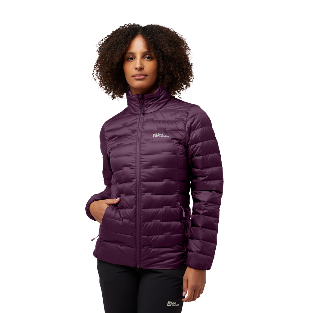 Jack Wolfskin Women's Passamani Down Jacket (Midnight Plum)