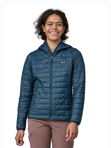 Patagonia Dames Nano Puff Hoody (Lagom Blue)