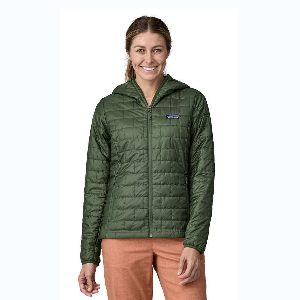 Patagonia Women's Nano Puff Hoody (Torrey Pine Green)
