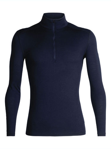 Icebreaker Men's 200 Oasis LS Half Zip (Midnight Navy)