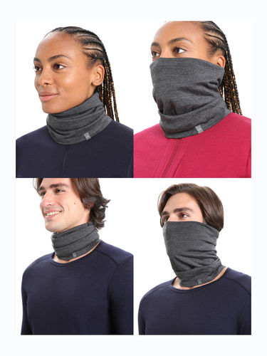 Icebreaker 200 Oasis Flexi Chute (Jet Heather)
