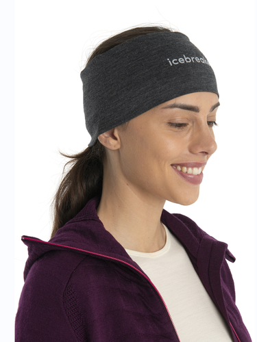 Icebreaker Merino 200 Oasis Headband (Jet Heather)