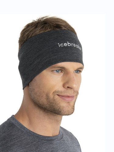 Icebreaker Merino 200 Oasis Headband (Jet Heather)