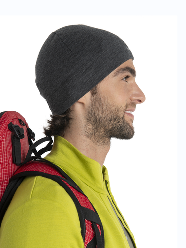 Icebreaker Merino 200 Oasis Beanie (Jet Heather)
