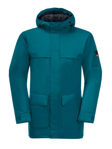 Jack Wolfskin Men's Winterlager Parka (Teal)