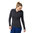Smartwool Dames Classic Thermal Merino Base Layer 1/4 Zip (Charcoal Heather)
