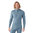 Smartwool Heren Classic Thermal Merino Base Layer 1/4 Zip (Pewter Blue Heather)