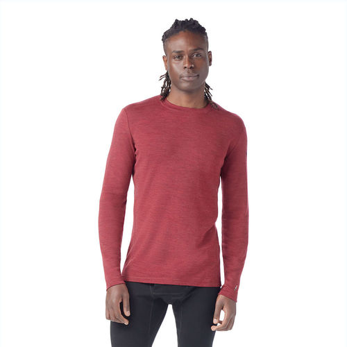 Smartwool Men s Classic Thermal Merino Base Layer Crew Currant Heather Merino Thermo Active Base Layer