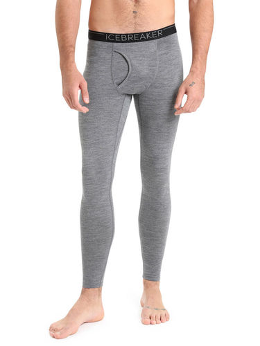 Icebreaker Heren 200 Oasis Legging with Fly (Gritstone Hthr)