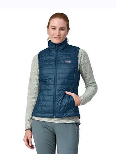Patagonia Women's Nano Puff Vest (Lagom Blue)