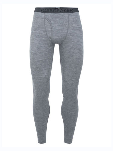 Icebreaker Men's 200 Oasis Legging with Fly (Gritstone Hthr)