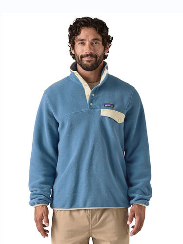 Patagonia Men's Lightweight Synchilla Snap-T Fleece Pullover (Still Blue)