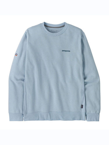 Patagonia Fitz Roy Icon Uprisal Crew Sweatshirt (Fleck Blue)