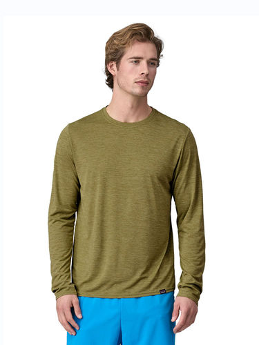 Patagonia Heren L/S Cap Cool Daily Shirt (Graze Green - Light Graze Green X-Dye)