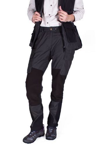 Pinewood Women's Dog Sports Trousers (Dark Anthracite/ Black)