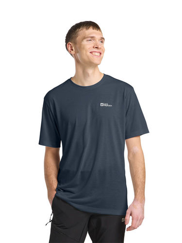 Jack Wolfskin Men's Vonnan S/S Tee (Midnight Sky)