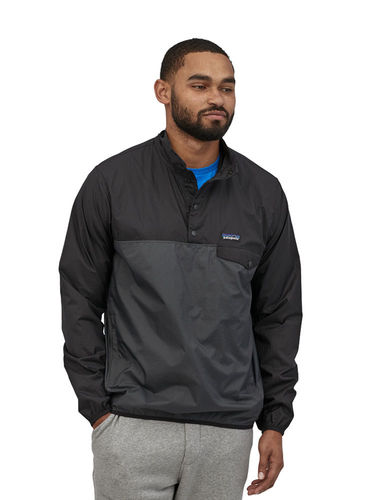 Patagonia Men's Houdini Snap-T Pullover (Forge Grey)