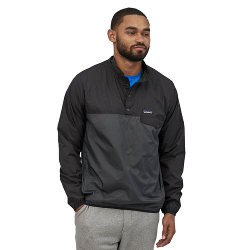 Patagonia Men's Houdini Snap-T Pullover (Forge Grey) Fleece