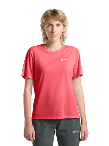 Jack Wolfskin Women's Vonnan S/S Tee (Sunset Coral)