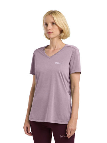 Jack Wolfskin Women's Crosstrail Tee (Wild Blossom)