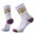 Smartwool Dames Hike Light Cushion Zig Zag Valle Crew Socks (Purple Eclipse)