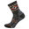 Smartwool Dames Hike Light Cushion Retro Floral Mid Crew Socks (Charcoal)