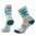 Smartwool Women's Hike Light Cushion Retro Floral Mid Crew Socks (Moonbeam)